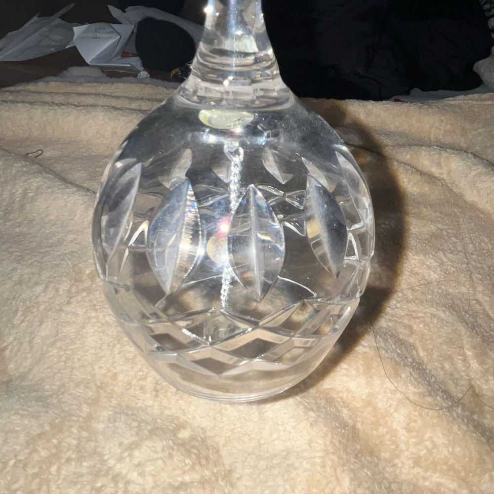 Elegant Crystal Glass Vase